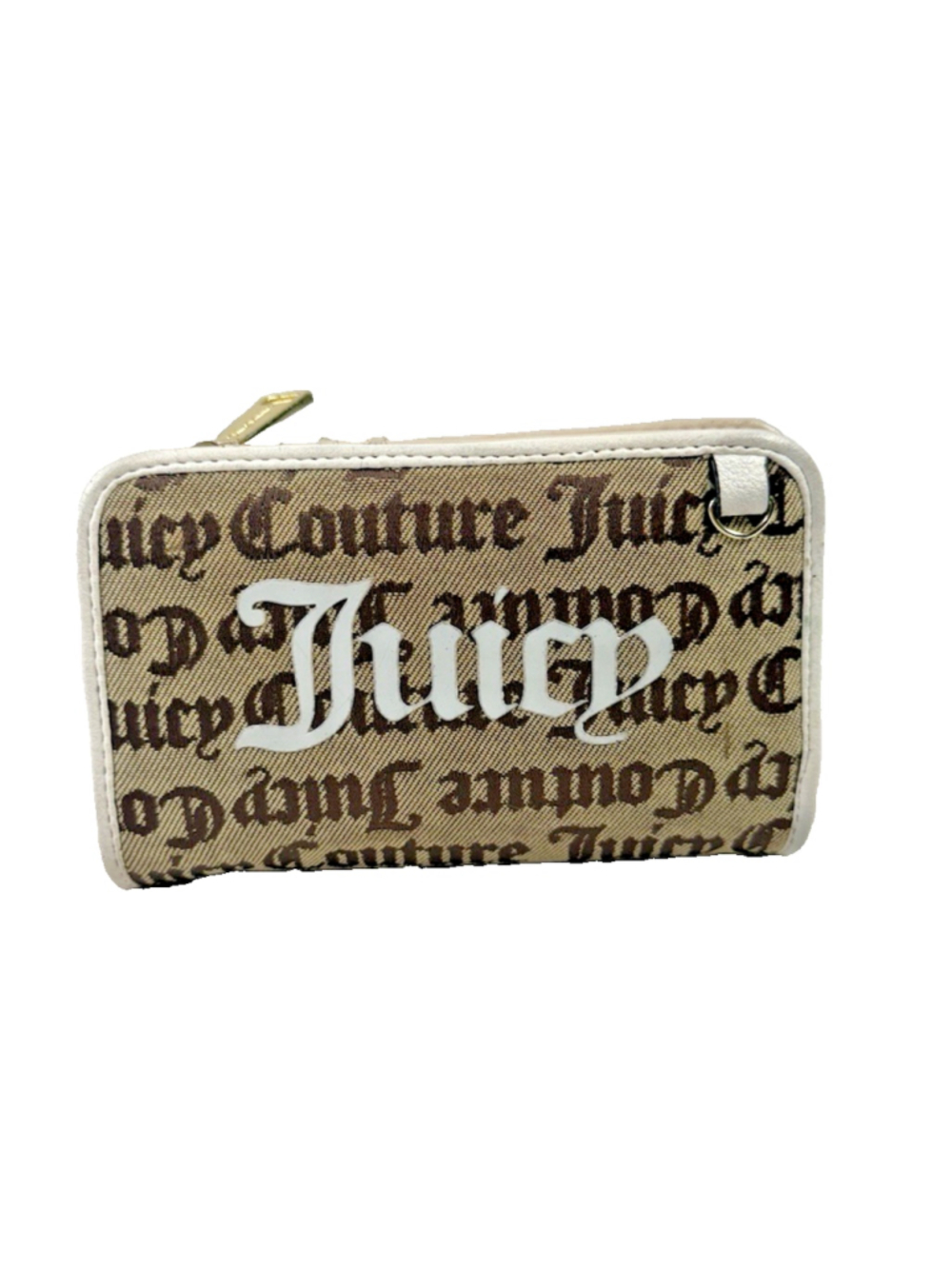 Juicy Couture Wallet Spring Fling Multicompartment Bifold - Beige